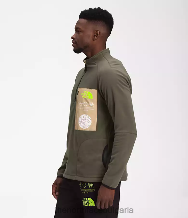 облекло The North Face облекло за пътешествия fantasy ridge -zip нов таупе зелено/каки камък/tnf черно мъже 40DF0651