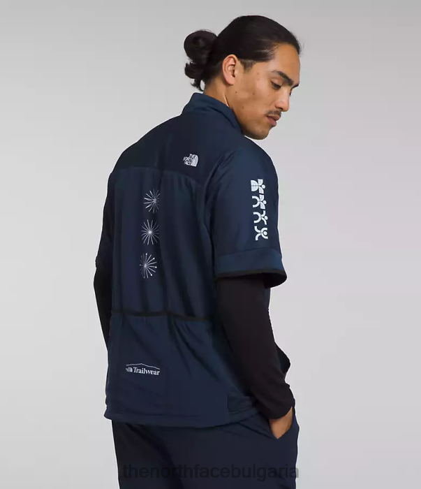 облекло The North Face зимна топла горна риза за пътеки summit navy/tnf black мъже 40DF0606