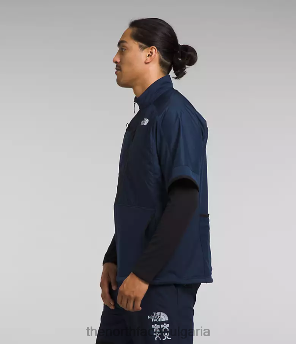 облекло The North Face зимна топла горна риза за пътеки summit navy/tnf black мъже 40DF0606