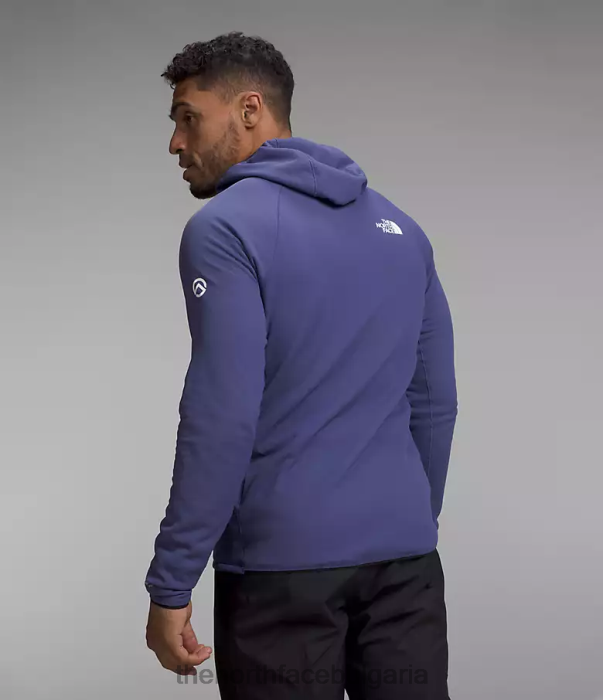 облекло The North Face суитър от серия futurefleece с цял цип пещерно синьо мъже 40DF0405