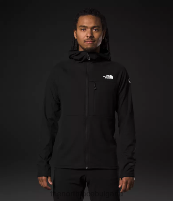 облекло The North Face суитър от серия futurefleece с цял цип tnf черно мъже 40DF0403