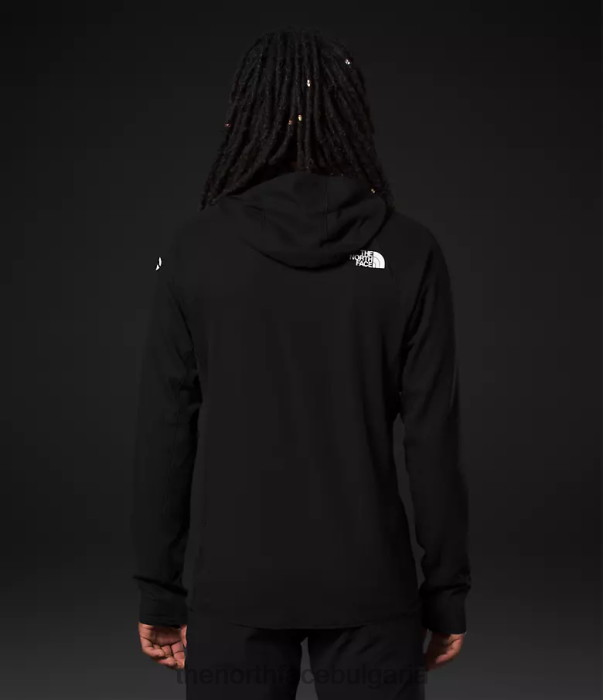 облекло The North Face суитър от серия futurefleece с цял цип tnf черно мъже 40DF0403