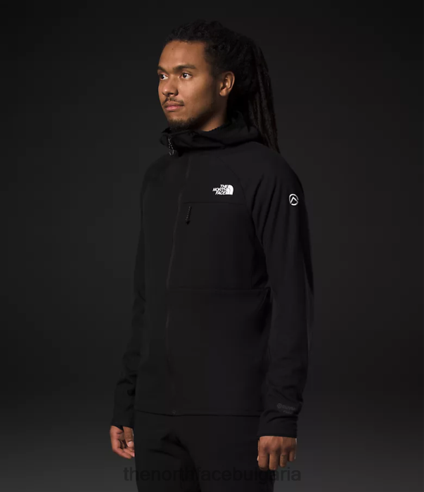 облекло The North Face суитър от серия futurefleece с цял цип tnf черно мъже 40DF0403