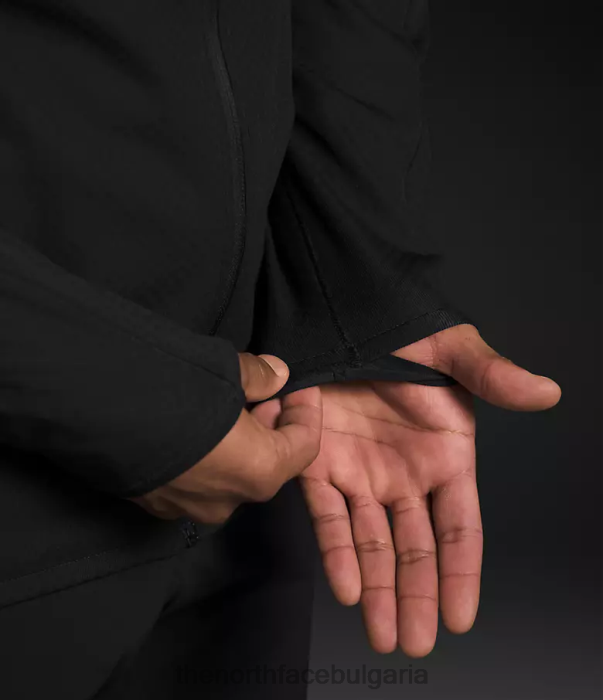 облекло The North Face суитър от серия futurefleece с цял цип tnf черно мъже 40DF0403