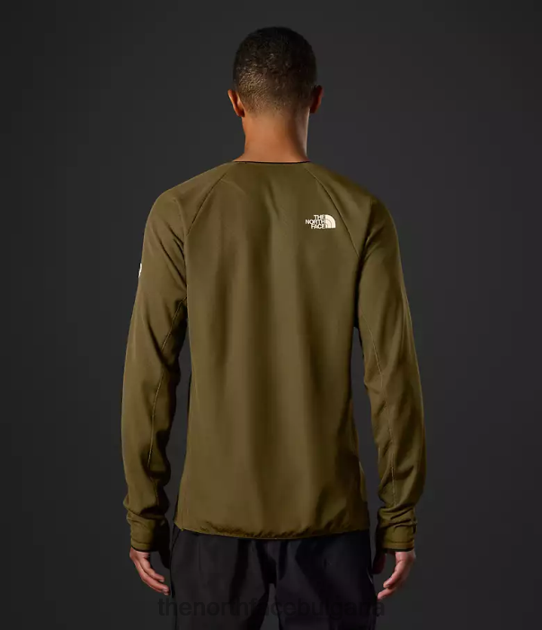 облекло The North Face summit series futurefleece crew военна маслина мъже 40DF0123