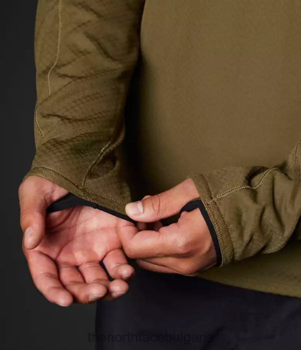облекло The North Face summit series futurefleece crew военна маслина мъже 40DF0123