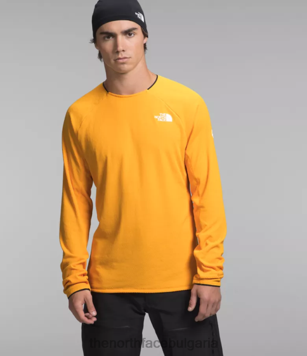 облекло The North Face summit series futurefleece crew злато на върха мъже 40DF0125