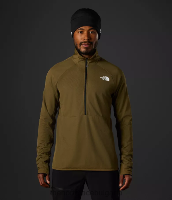 облекло The North Face summit series futurefleece lt -zip военна маслина мъже 40DF0351