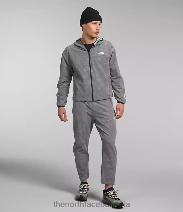 облекло The North Face Tekware решетка качулка tnf средно сив пирен мъже 40DF0834