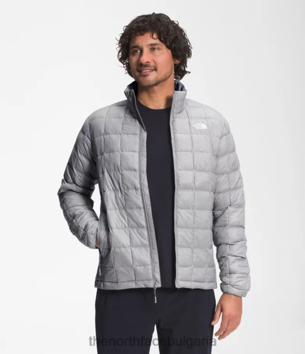 облекло The North Face термобол еко яке 2.0 смесено сиво мъже 40DF08