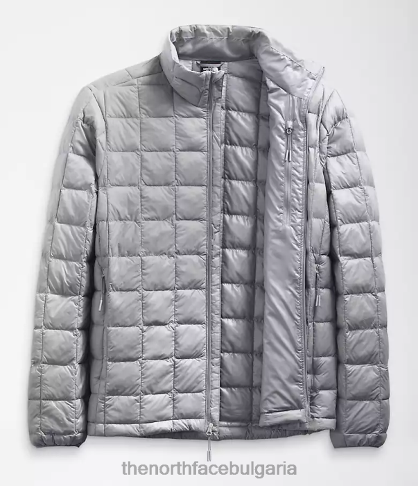 облекло The North Face термобол еко яке 2.0 смесено сиво мъже 40DF08