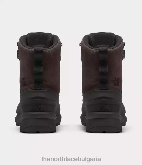 обувки The North Face chilkat v дантелени водоустойчиви ботуши кафе кафяво/tnf черно мъже 40DF0612
