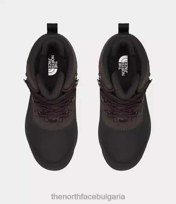 обувки The North Face chilkat v дантелени водоустойчиви ботуши кафе кафяво/tnf черно мъже 40DF0612