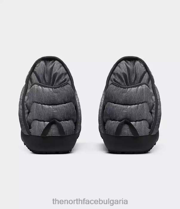 обувки The North Face ботуши с термотопка фантомно сиво хедър печат/tnf черно мъже 40DF0787