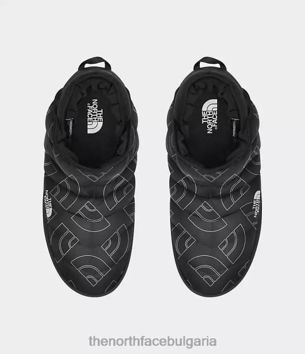 обувки The North Face ботуши с термотопка tnf черен печат с контур на половин купол/tnf черен мъже 40DF0790