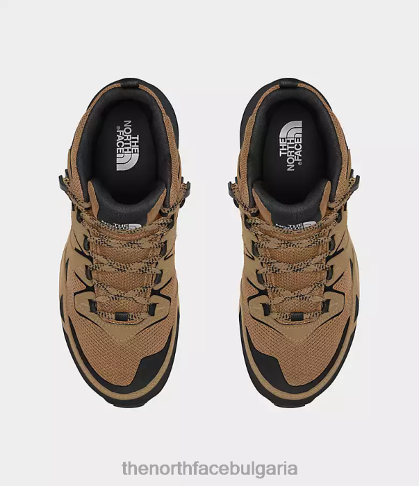 обувки The North Face hedgehog 3 средни водоустойчиви ботуши полезно кафяво/tnf черно мъже 40DF0836