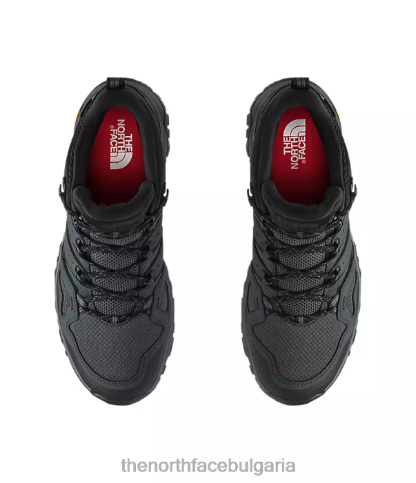 обувки The North Face ботуши hedgehog fastpack ii mid wp tnf черен/тъмносив мъже 40DF01219
