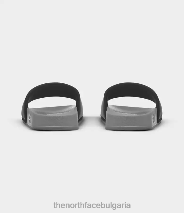 обувки The North Face слайдове от базовия лагер iii мелд сиво/лед жълто мъже 40DF033