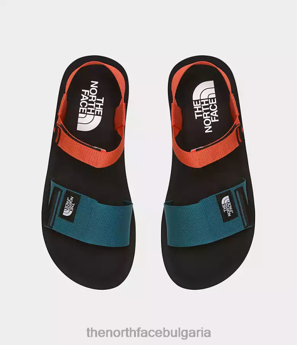 обувки The North Face сандали skeena tnf черно/ретро оранжево мъже 40DF0713