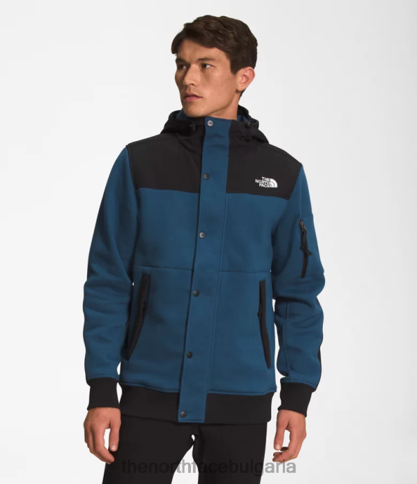 облекло The North Face висококачествено поларено яке сенчесто синьо мъже 40DF0545