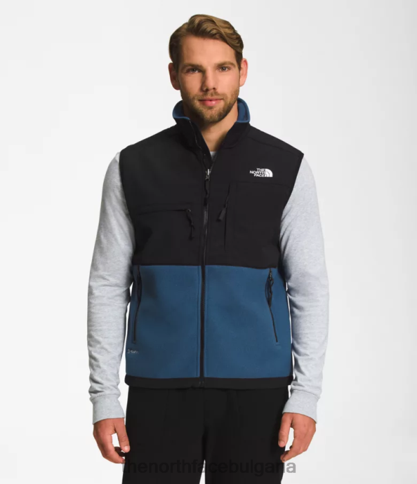 облекло The North Face денали жилетка сенчесто синьо мъже 40DF0597
