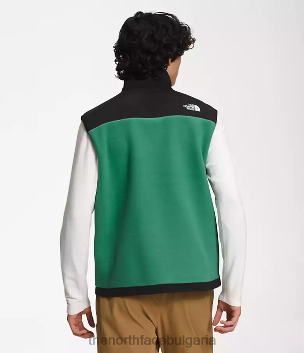 облекло The North Face денали жилетка наситено тревисто зелено мъже 40DF0601