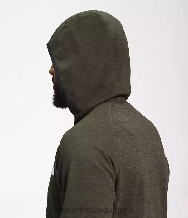 облекло The North Face качулка Canyonlands нов сив зелен пирен мъже 40DF0926