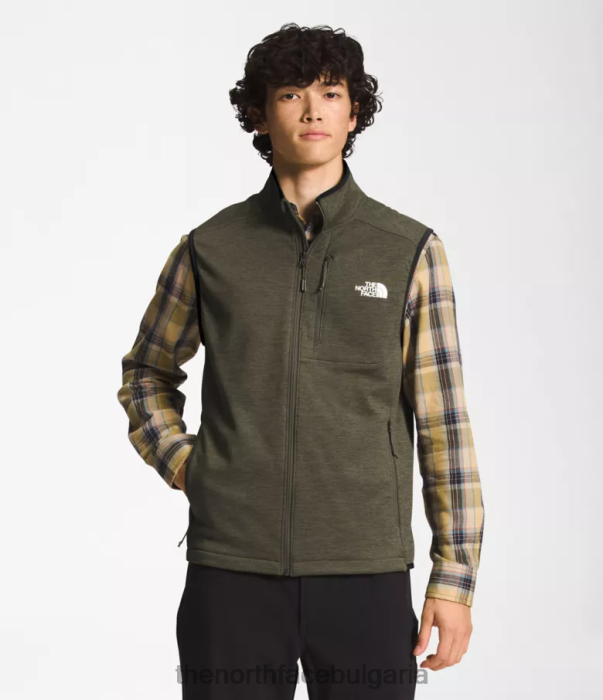 облекло The North Face жилетка Canyonlands нов сив зелен пирен мъже 40DF098