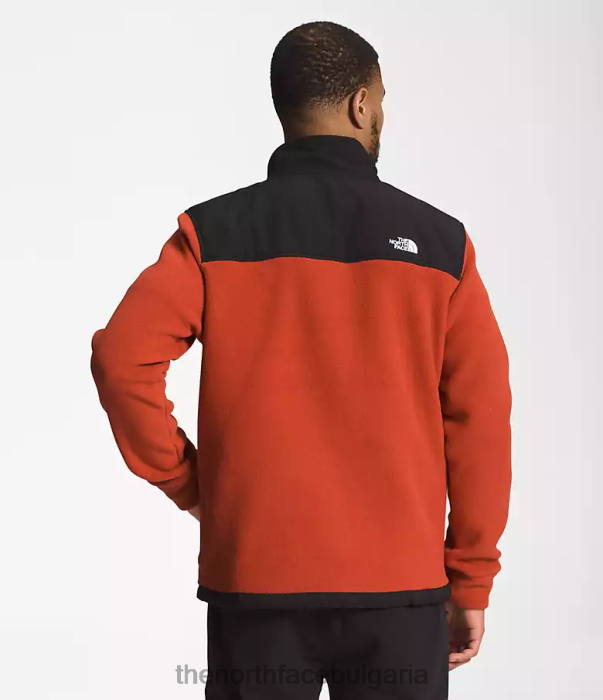 облекло The North Face яке alpine polartec 200 с пълен цип ръждясал бронз/tnf черно мъже 40DF0541