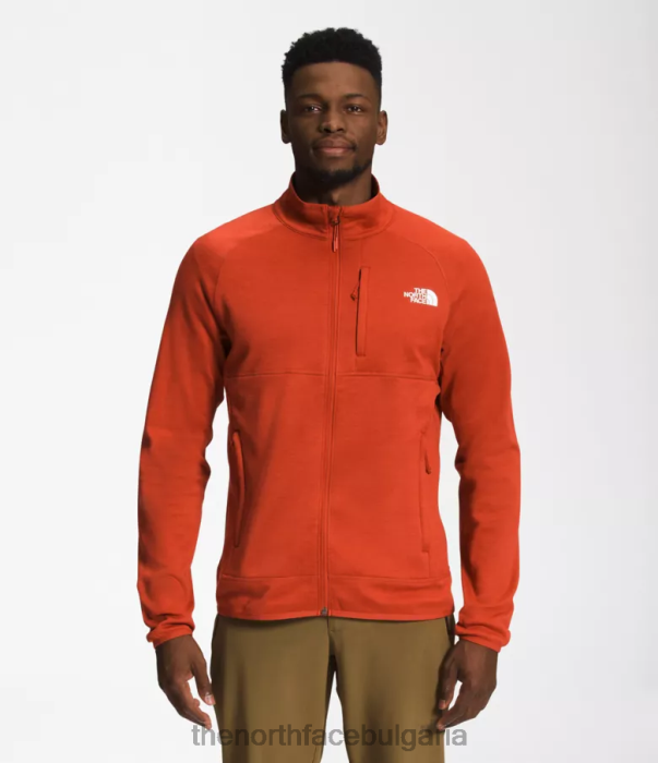 облекло The North Face canyonlands full-zip ръждив бронзов пирен мъже 40DF0953