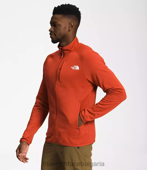 облекло The North Face canyonlands full-zip ръждив бронзов пирен мъже 40DF0953