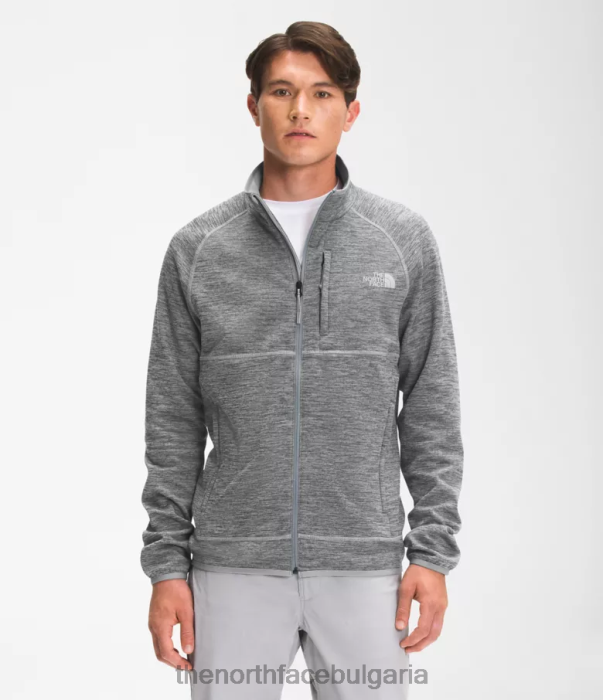 облекло The North Face canyonlands full-zip tnf средно сив пирен мъже 40DF0952