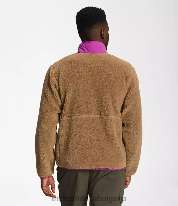 облекло The North Face екстремен пуловер полезно кафяво/лилаво цвете на кактус мъже 40DF0122