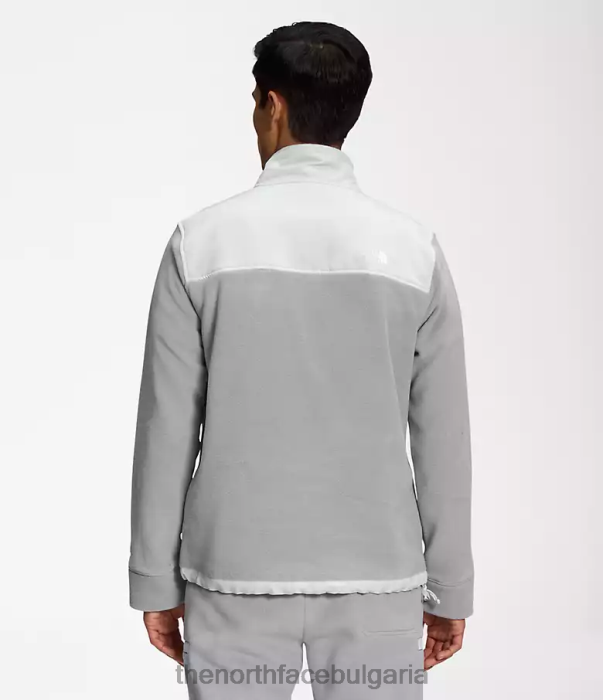 облекло The North Face alpine polartec 200 -цип смесено сиво/калаено сиво мъже 40DF0357