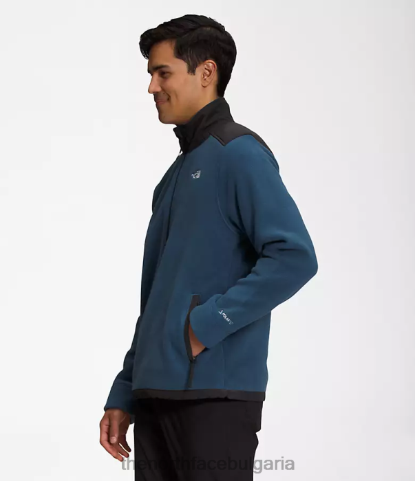 облекло The North Face alpine polartec 200 -цип сенчесто синьо/tnf черно мъже 40DF0356