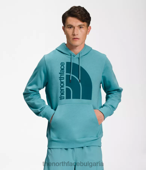 облекло The North Face джъмбо полукуполна качулка риф водносин корал мъже 40DF01122