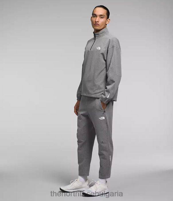 облекло The North Face tekware grid -zip tnf средно сив пирен мъже 40DF0416