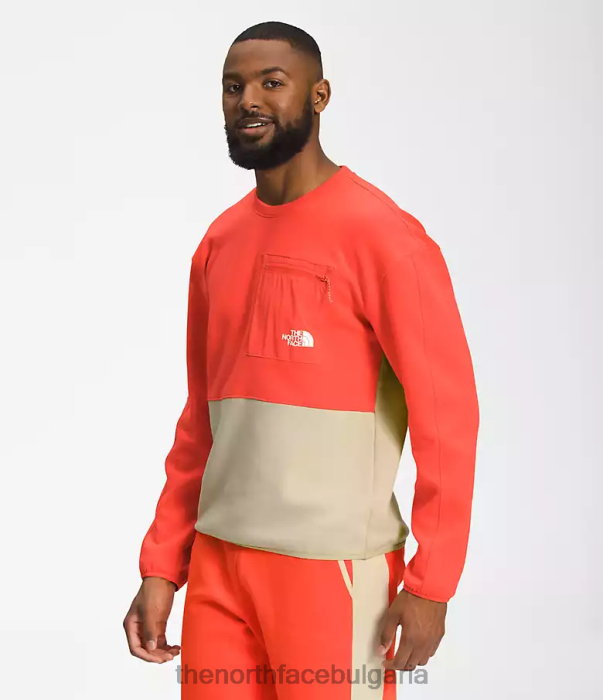 облекло The North Face технически екип на tnf чакъл/ретро оранжево мъже 40DF0603