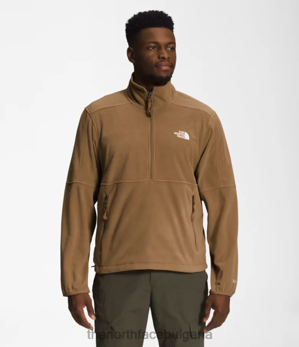облекло The North Face tnf polartec 100 -zip полезно кафяво мъже 40DF0300