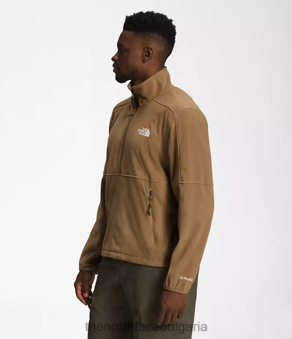 облекло The North Face tnf polartec 100 -zip полезно кафяво мъже 40DF0300
