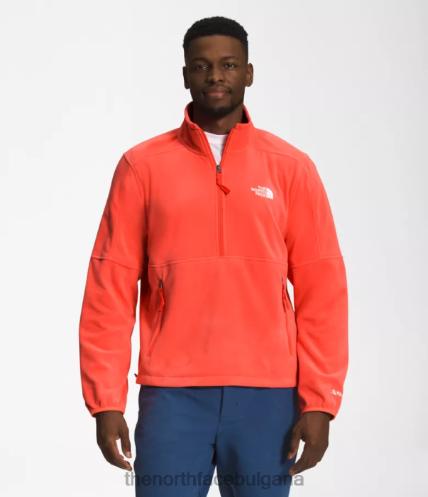 облекло The North Face tnf polartec 100 -zip ретро оранжево мъже 40DF0303