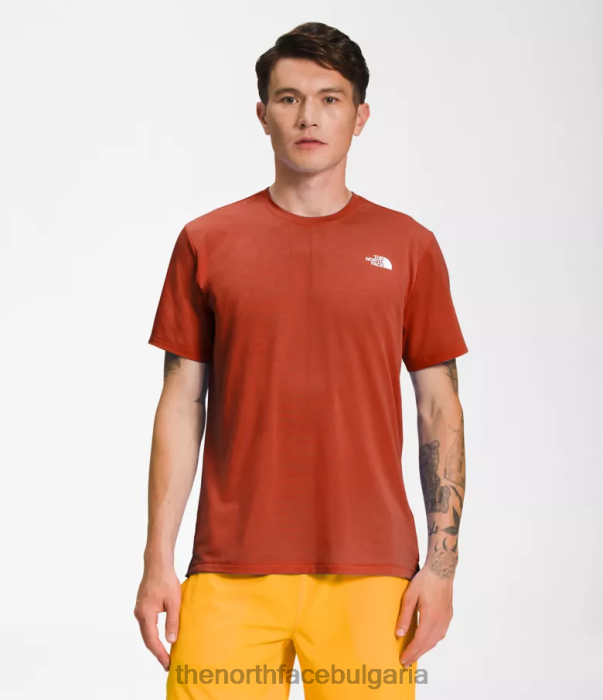 облекло The North Face бродят с къс ръкав ръждясал бронз мъже 40DF01257