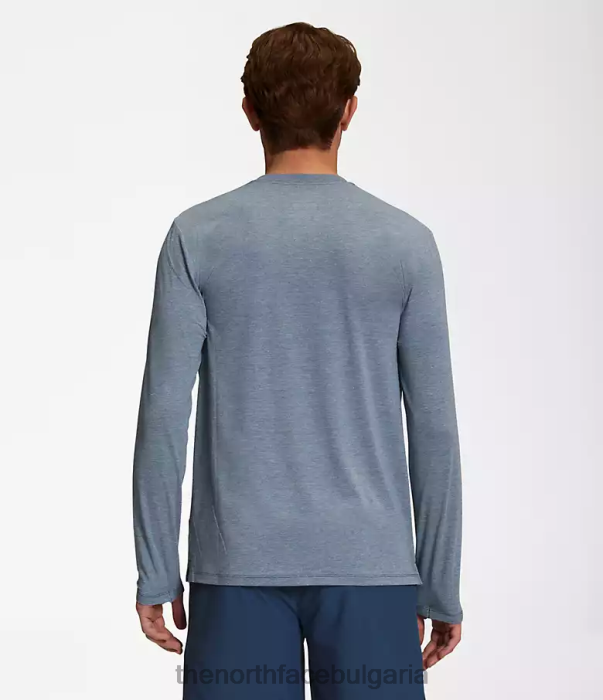 облекло The North Face бродят с дълъг ръкав сенчест син пирен мъже 40DF020