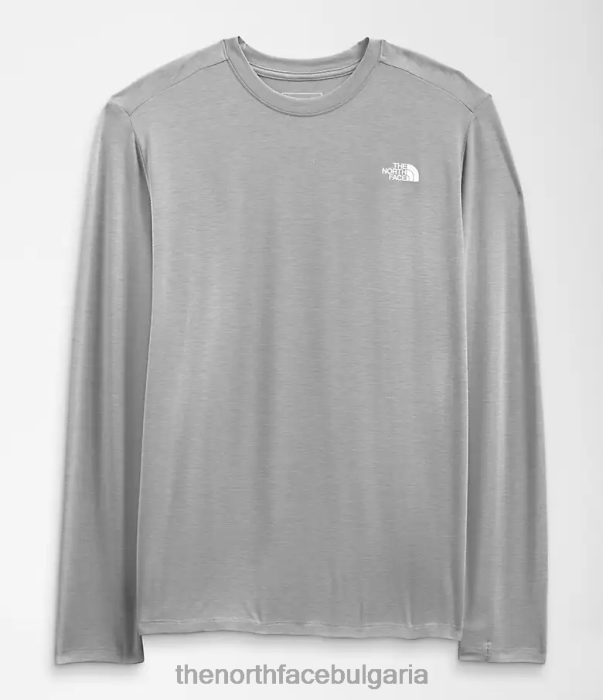 облекло The North Face бродят с дълъг ръкав мелд сив пирен мъже 40DF021