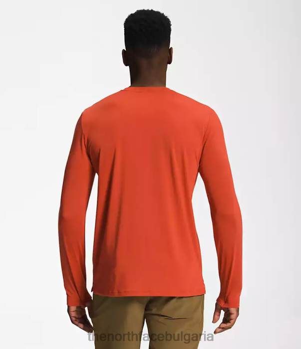 облекло The North Face бродят с дълъг ръкав ръждясал бронз мъже 40DF024