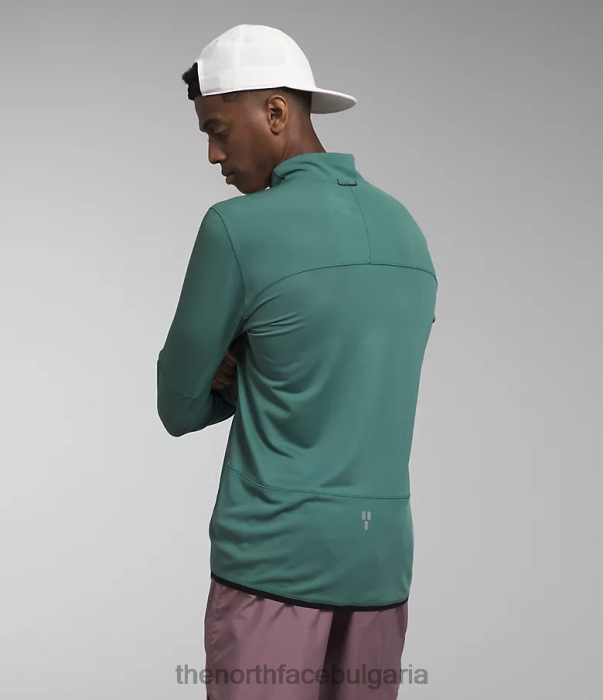 облекло The North Face изгрев -цип тъмен мъдрец мъже 40DF0486