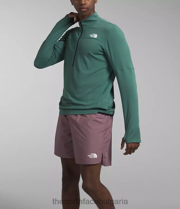 облекло The North Face изгрев -цип тъмен мъдрец мъже 40DF0486