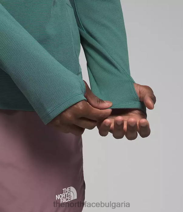 облекло The North Face изгрев -цип тъмен мъдрец мъже 40DF0486