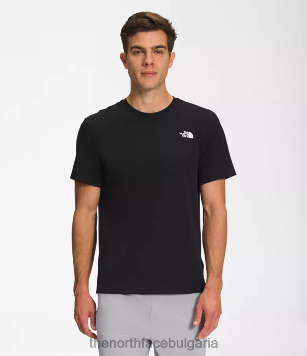 облекло The North Face бродят с къс ръкав tnf черно мъже 40DF01255