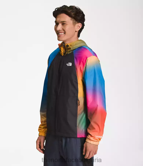 облекло The North Face яке хидроналин 2000г суперзвуков син градиентен печат мъже 40DF0103